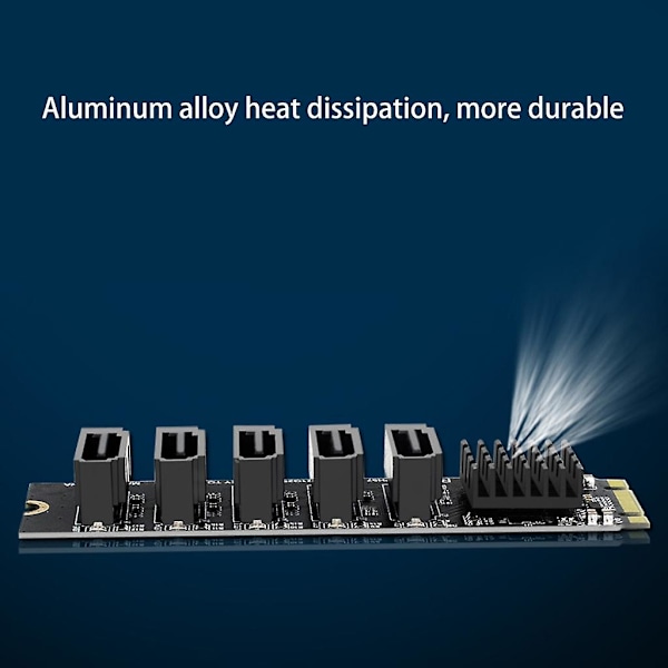 För M.2 B-key Sata till Sata3 Controller-kort 6g Intern Adapter Konverter