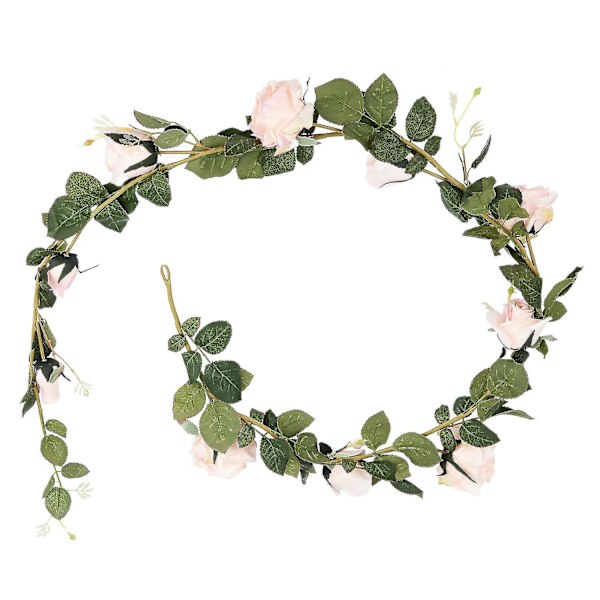 180cm Kunstig Blomsterranke Bryllup Dekorativ Ægte Touch Silke Blomster Med Hængende Girlande Dekor
