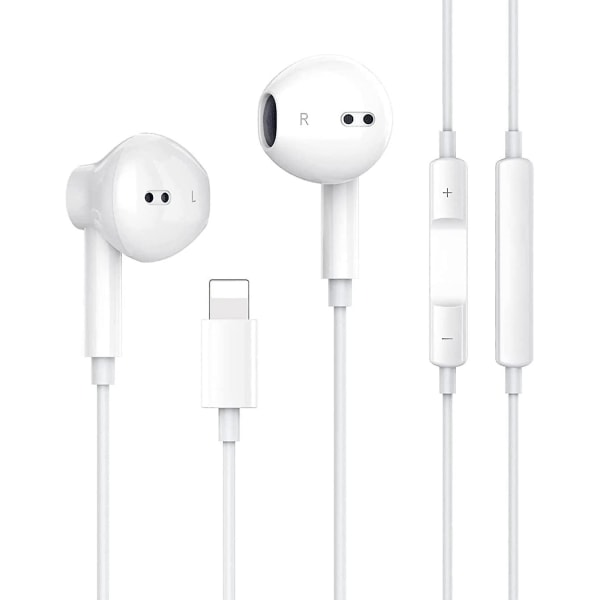 Earphones for iPhone,In-Ear Headphones for iPhone,HiFi Stereo Wired Noise Canceling Headphones with