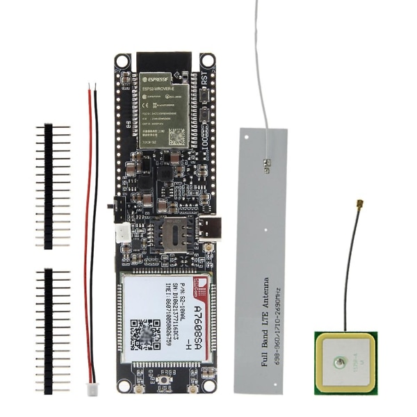 T-a7608sa-h Esp32 Sim Lte Netværk Gps Antenne Esp32-wrover-e Trådløst modul Wifi Bluetooth udvikle