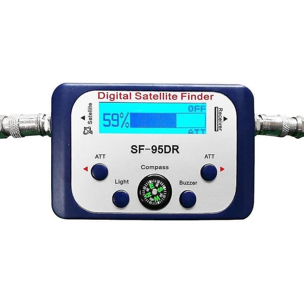 Digital Satellittfinner Meter Satfinder TV-Signalmottaker Dekoder Satlink Mottaker Summer Kompass LCD FTA Antenne