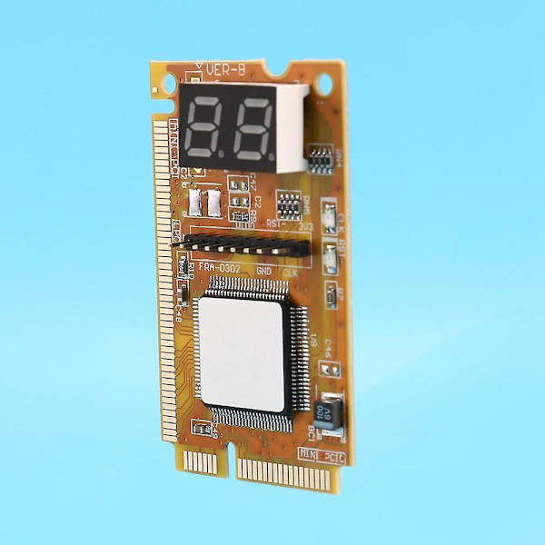 2-siffrig bärbar dator Pc Mini Pci Pci-e Laptop Analyzer Tester Moderkort Debug Checker Diagn