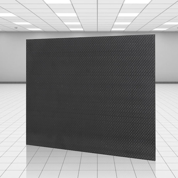 200x300x2,0 mm twill kulfiberplade med høj hårdhed og blank, blank overflade
