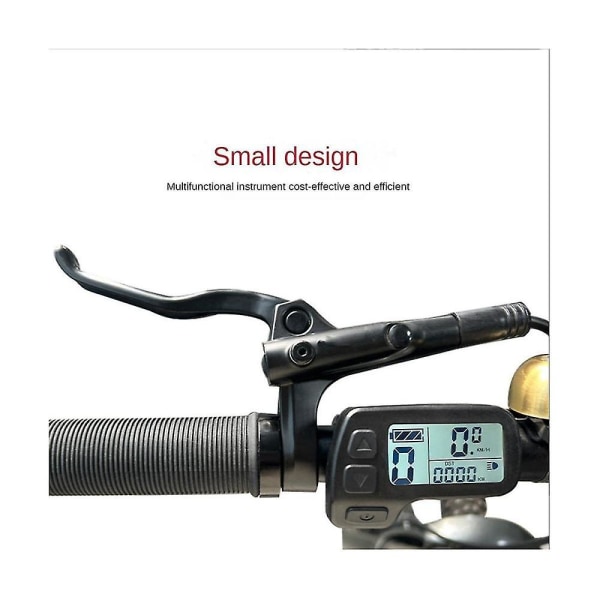 Elektrisk cykeldisplay Kt-lcd11 5pin display med vandtæt stik drev motor konvertering Ebike Ac