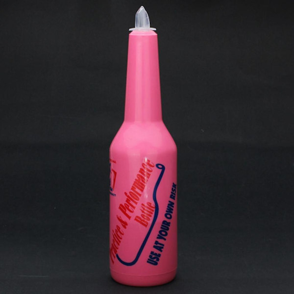 2x Flair Bartender Bartending Practice Bar Pub Flaska Vin Cocktail Shaker - Rosa