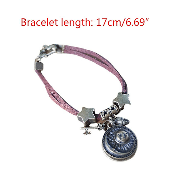 Relief Måne & Sol Mönster Armband Unik Metall handledskedja Flicka Daglig Smycken