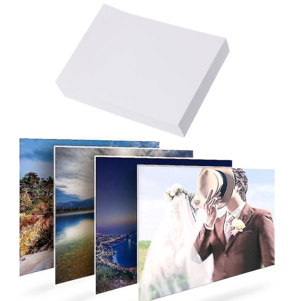 100 ark blankt 5" 3r fotopapir til inkjetprintere Fotografisk grafikoutput