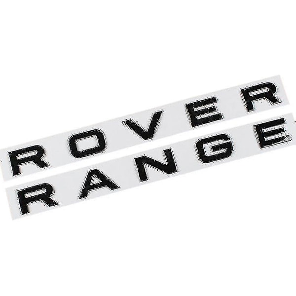 3D ABS Musta Auton Takaluukun Evoque-Logo Velar-Merkki Vogue Se-Kirjaimet Emblem Range Rover Sport L322 L320 L494 Tarra Tarvikkeet Kb rr chrome