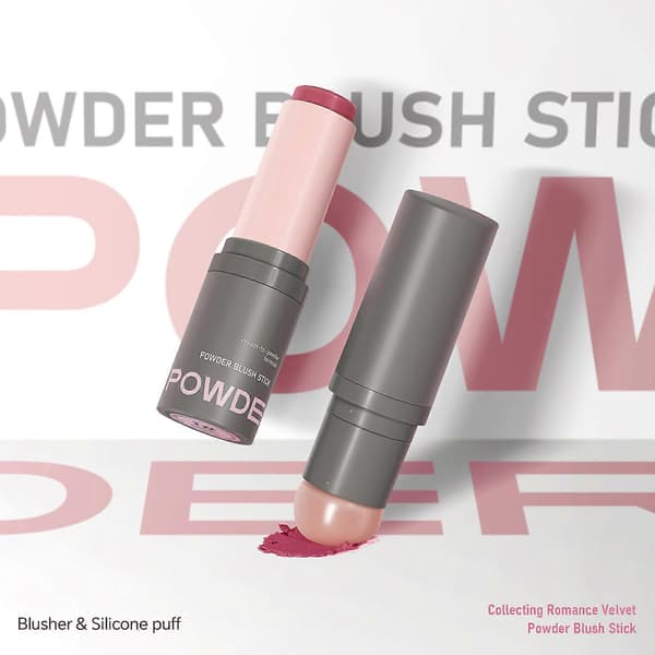 Multifunksjonell Blush Stick med doble ender Lett kremblush for kinn, lepper og øyne Passer for kvinner og jenter 01 1