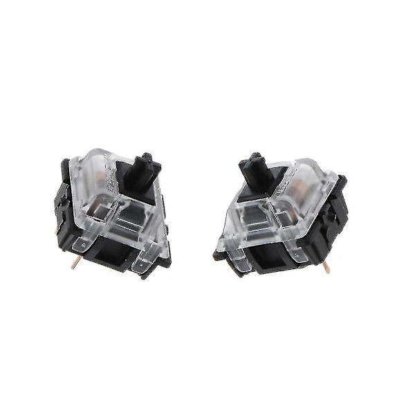 10 stk. mekanisk tastatur Mx 3 Pin sort switch gennemsigtig kasse