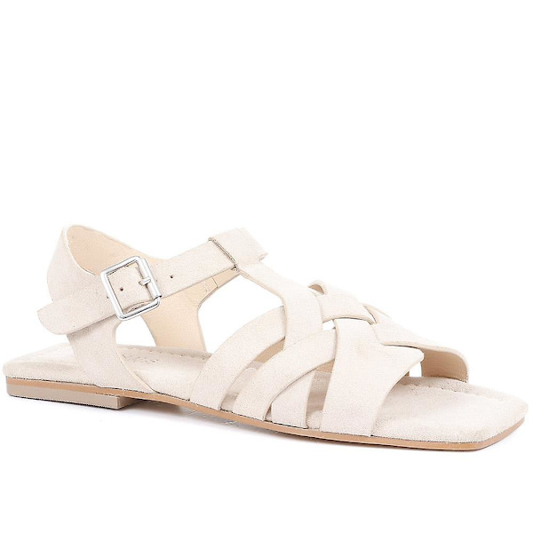 Jones Bootmaker Lyla flate sandaler for kvinner black uk 7