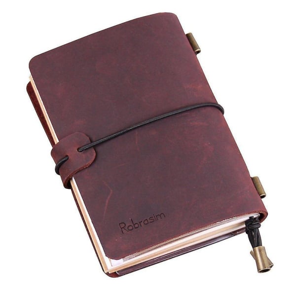 Handgjorda 's Notebook, Läder Travel Journal Notebook för män och kvinnor, perfekt för att skriva, presenter