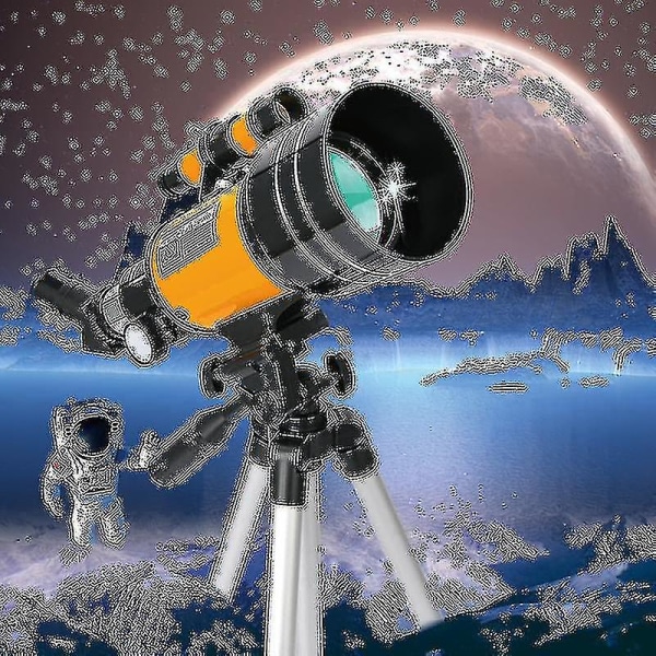 Astronomisk teleskop, 150x Hd-zoom, Bærbart højeffektstativ, Nattesyn, Deep Space, Måne- og Universet