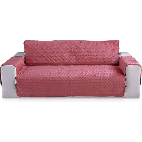 Liukumaton sohvanpäällinen Cover Sohvan nojatuolinsuoja Sohvansuoja (punainen, 2-paikkainen)