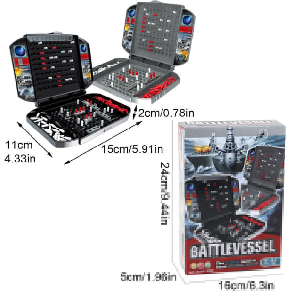 Battle Ships Game Kids, Sea Battle Board Game, Ships Sinking Board Game, Kids Strategy Board Games, 2 Player Stimulerer strategi Kritisk tænkning