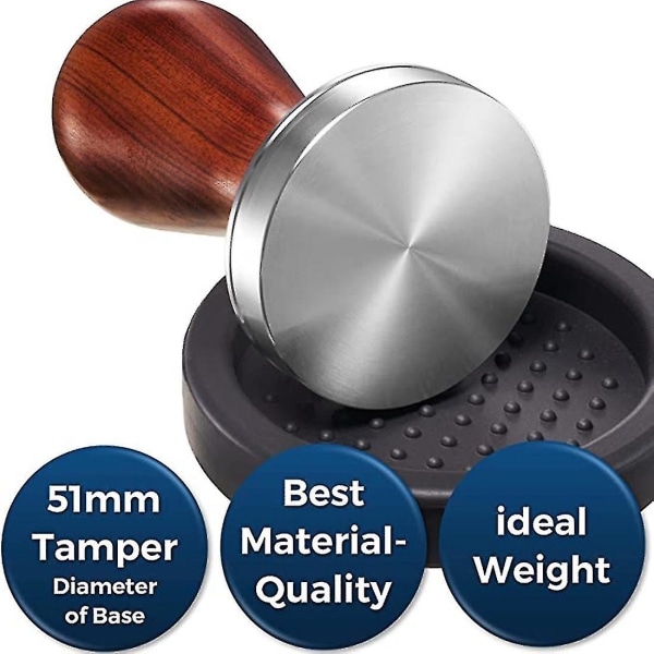 Espresso Tamper -setti - 51mm vaahdotuskannu, espressotarvikkeet