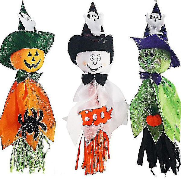 Waner Leikkiminen Ammatit & Roolipeli Halloween Koriste Rekvisiitat Tarvikkeet Aave Piirtää Kukkia Ripustus P(2kpl-valkoinen)