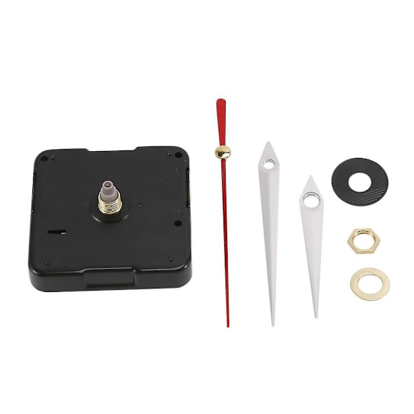 Klockmekanism Kvartsrörelse 3 Silvervisare Rouge DIY Reparation