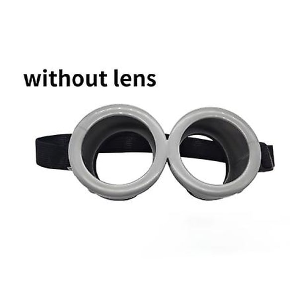 Morsomme dekorative Minions Cosplay kostymebriller festrekvisitter 3D sirkulært glass