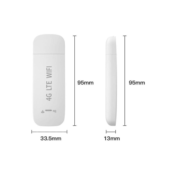 4g Langaton Reititin Toistin Nopea 150mbps Langaton Wifi-Sovitin Antenneilla 2.4ghz Modeemi Don