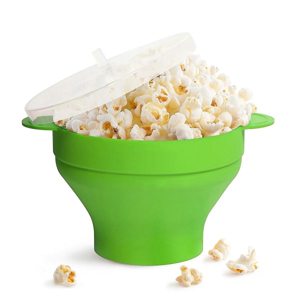 Popcorn bøtte Mikrobølgeovn Popcorn Maker Sammenfoldelig Popcorn Maker