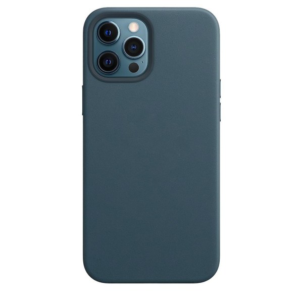 1 stk La Bleu Apple Læder Taske med (til iPhone 12 Pro Max)