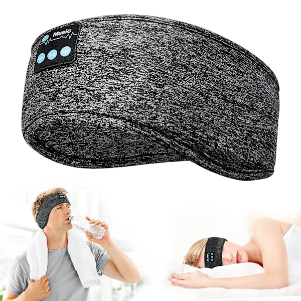 Hörlurar Bluetooth 5.0, Mjuka och andningsbara sovhörlurar, Sovmask med hörlurar, Beat Band-hörlurar Hd-stereohögtalare för träning,