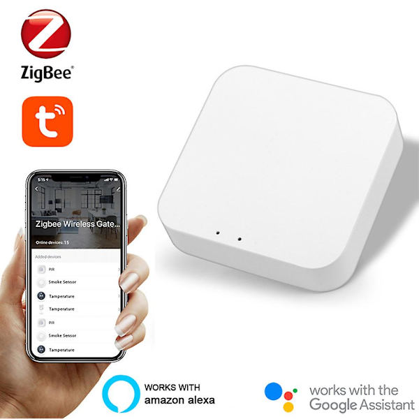 Tuya Zigbee 3.0 Gateway Hub Trådløs Smart Home Bridge Smart Life Fjernbetjening