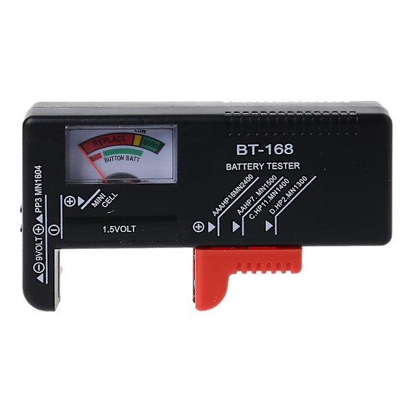 Universal batteritester AA AAA C D 9V knappcelletester Volt tester tester