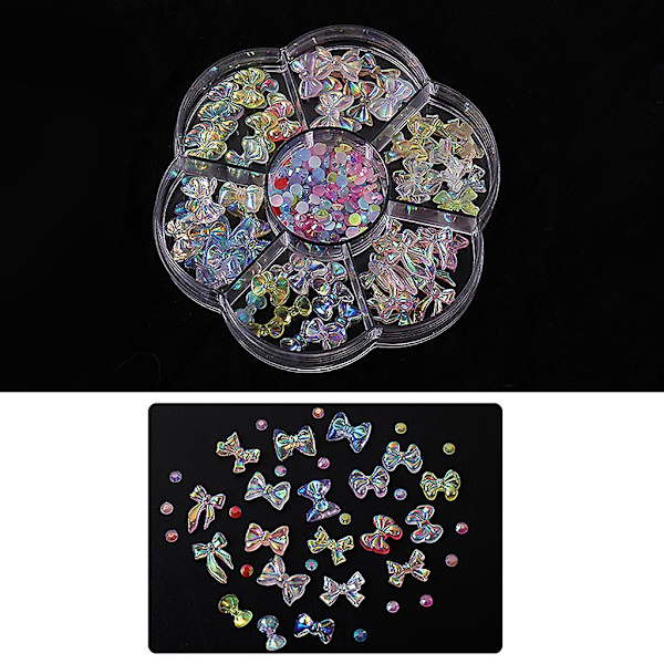 Ab Nail Crystals Flatback Crystal Nail Art  För Akrylnaglar Ab