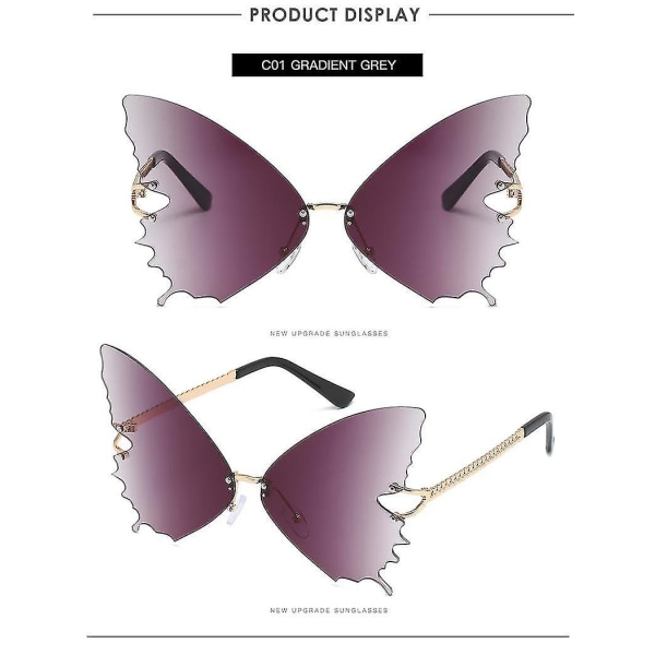 Premium polariserte solbriller for kvinner (grå)