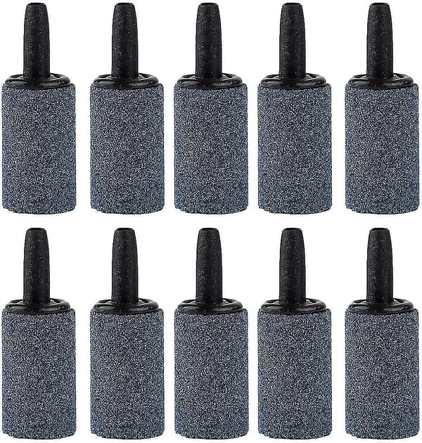 1 tommer luftsten 10 stk. cylinder boble diffuser luftsten til akvarium fisketank