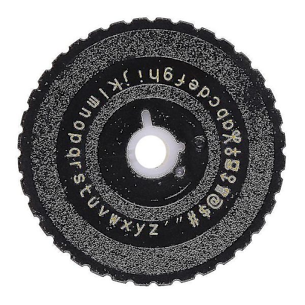 Motex E101 Mini-tulostin Vaihtotarramerkkipyörä 9 mm Kirjainpyörät Vain