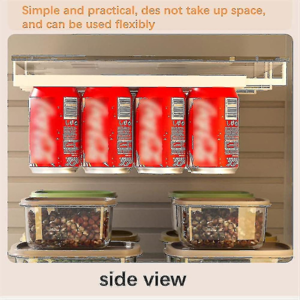 Kjøleskapshengende holder, oppbevaringsstativ for ølboks