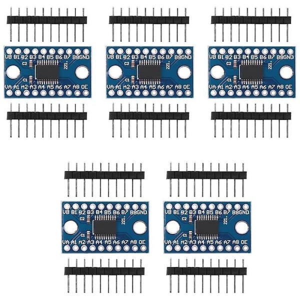 5 stk. Txs0108e 8-kanals logisk niveaukonverter Bi-directional High Speed Full Duplex Shifter 3.3v 5v