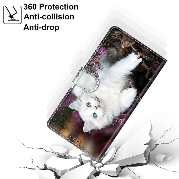 Samsung Galaxy A41 White Cat case