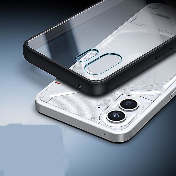 Genomskinligt skal kompatibelt med Nothing Phone 2, mjukt TPU-skydd hårt PC-resistent mot repor stötsäkert skyddande fodral