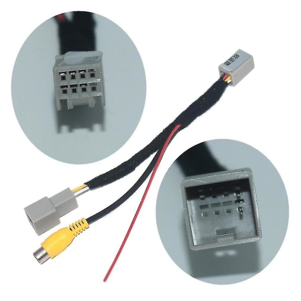 Adapter til bakkamera til bil, kompatibel med Mitsubishi Outlander Asx Gf Gg Zj