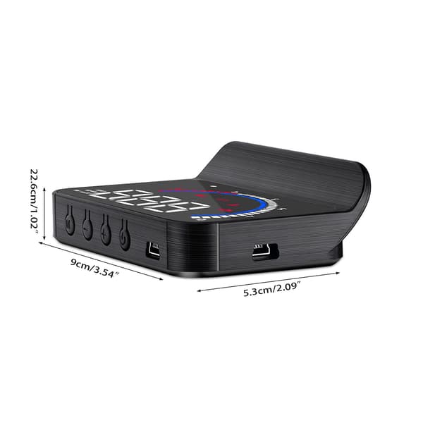 Led til Head Up Display Obd Hud Digital Speedometer Tachometer Temp Måling