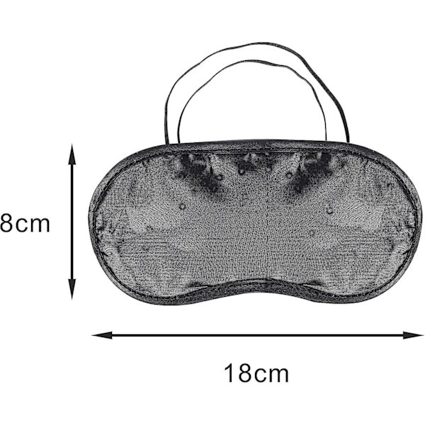 24-pack sovmask, mjuk ögonbindel för resor, bekväm