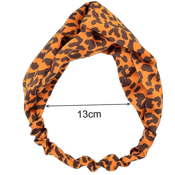 Hodebånd Cheetah Hodebånd For Kvinner Leopard Knutet Hodebånd