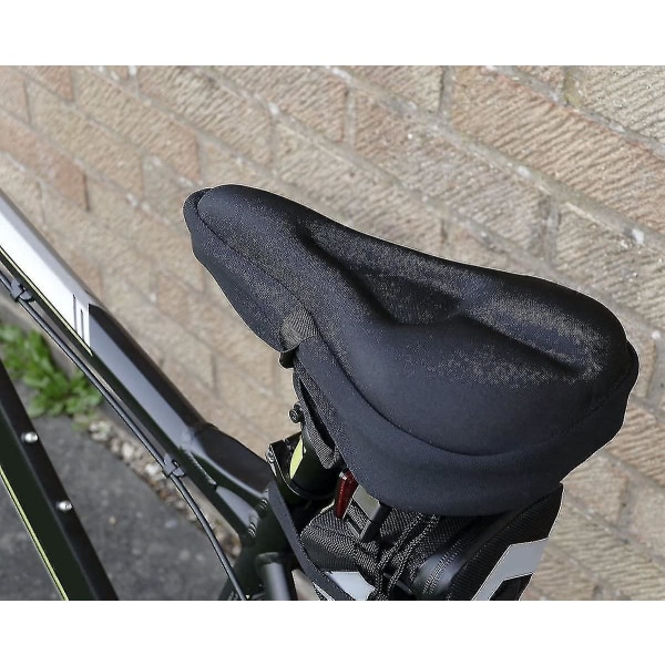 Gel sykkelsetetrekk - ekstra mykt gel sykkelsete - sykkelsetepute med vann- og støvbestandig deksel