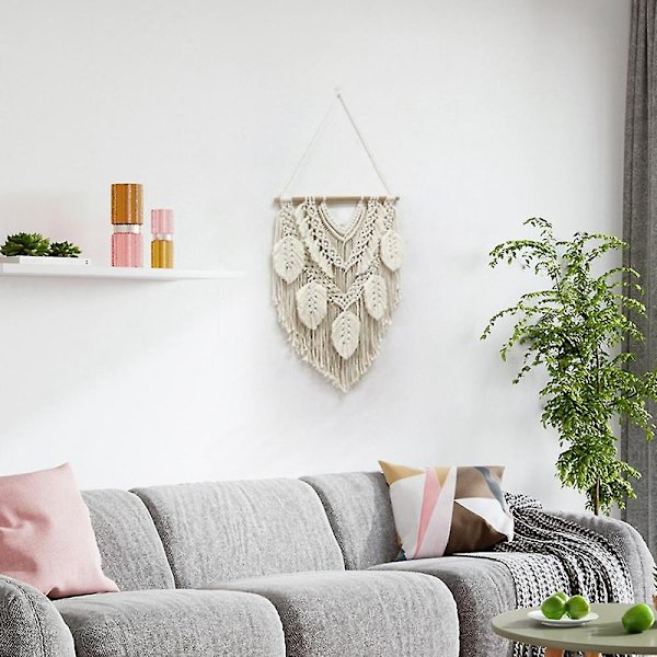 Bohemian Tassel Håndlavet Vægkunst Gobeliner Boho Makrame Vægindretning Chic Gobelin Håndvævet Penda