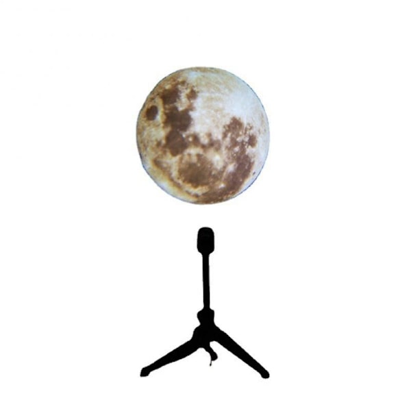 USB Planet Projeksjonslampe Måne Jord Barne nattlys Sovefølge Soverom