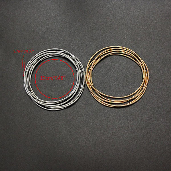 Stablet Spiral Armbånd Retractable Smykker Karbonstål Wire Spring Armbånd