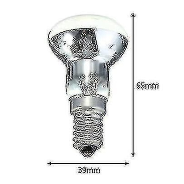 30w E14 R39 lavalampe reflektorlampe, dimbar E14 base R39 varmelampe, Ac220-240v 4 stk.