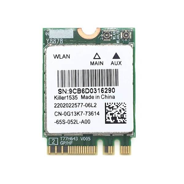 Ngff Killer1535 Wifi-adapterkort Qcnfa364a til Gt72/gs60/ge62/ge72