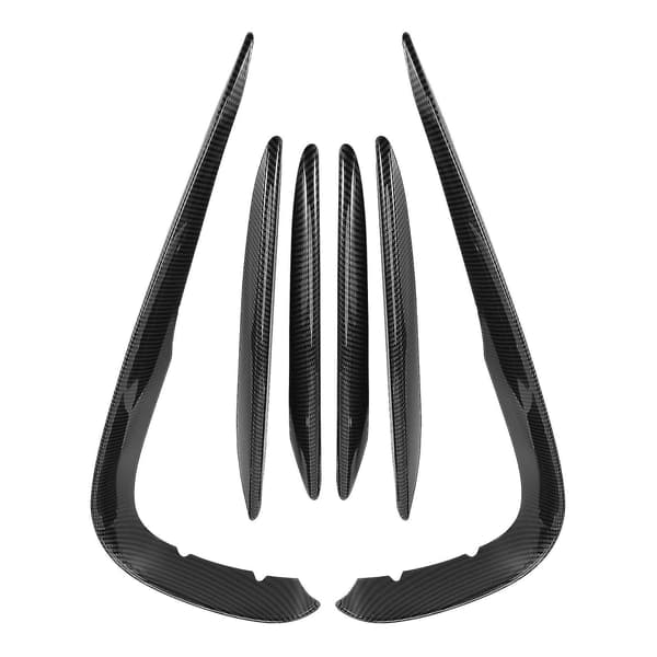 Kolfiber Frontstötfångar Spoiler Splitter Cover Grille Trim för E-klass W213 Sport E63 2016 2017 2018