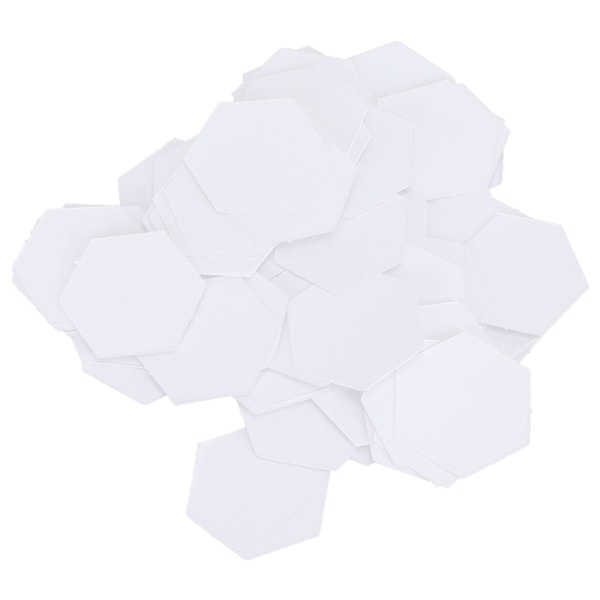 100 stk PatchWork-mal Hex Papir Modellbrett Quilting Sy Håndverk DIY Søm Verktøy (22mm Hex)