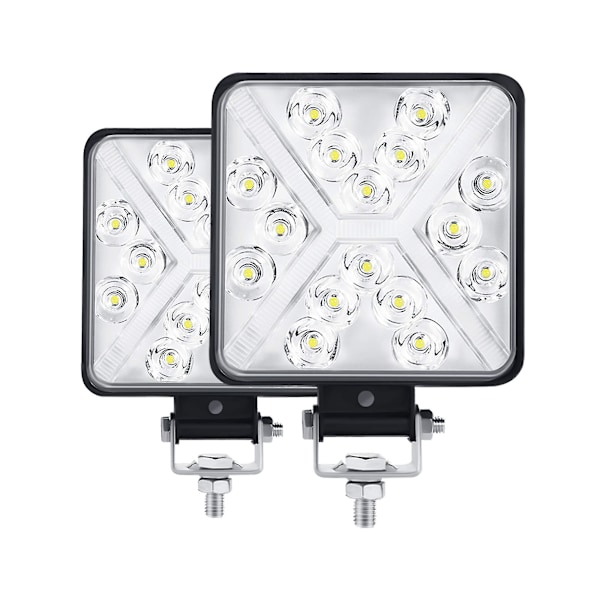 Par 4 Traktor Led Arbeidslys 300w 12000lm 6000k 4x4 Led Hovedlys Ip67 Motorsykkel Led Ekstra L